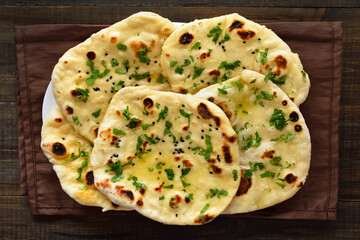 Indian naan bread.