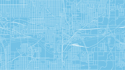 Digital web background of Oklahoma City. Vector map city which you can scale how you want.