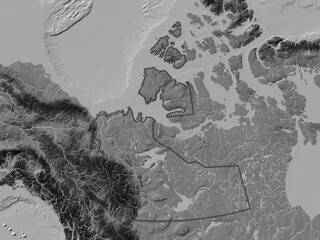 Northwest Territories, Canada. Bilevel. No legend