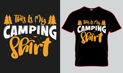 this is my camping shirt design 