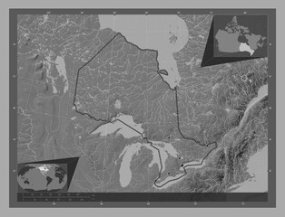 Ontario, Canada. Bilevel. Major cities