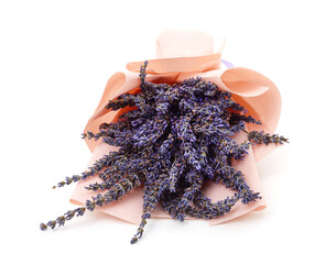 Purple lavender bouquet.