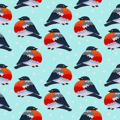 Fototapeta premium seamless pattern with birds
