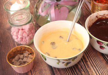 Backen mit frischen Zutaten