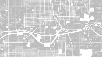 Digital web background of Bricktown. Vector map city which you can scale how you want.
