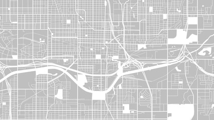Fototapeta premium Digital web background of Bricktown. Vector map city which you can scale how you want.