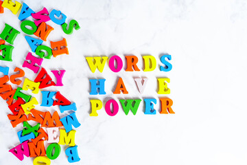 Words have power letters arrangement