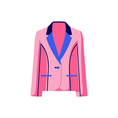 Women's clothing icon of a jacket. Vector illustration EPS10