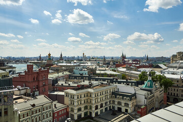 Fototapeta na wymiar View to Moscow historical center
