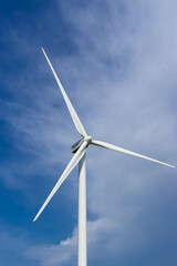 Wind farm in Jaffna, northern part of Sri Lanka. Eco friendly, sustainable energy to produce electricity. 