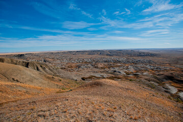 landscape with mountains and sky