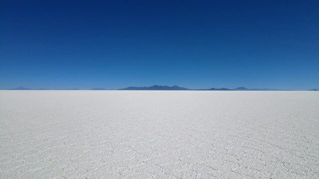 Bolivien Flug mit Drohne &uuml;ber Salz W&uuml;ste