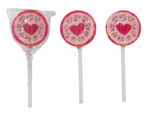 A very sweet lollipop in three versions.