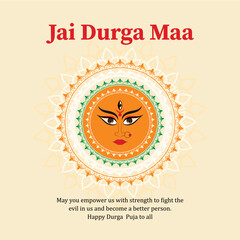 happy Durga puja, subh Navratri, festival illustration, Durga puja banner, poster, greeting card, Durga puja social media post, brochure, holy banner, vector puja banner, Hindu holiday banner, stories