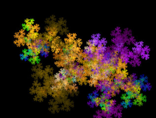 Imaginatory fractal abstract background Image