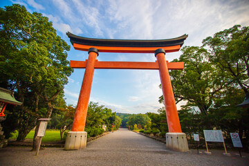 大分県宇佐市　宇佐神宮の風景
