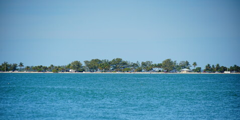 Clear water of Sanibel island in Florida, USA