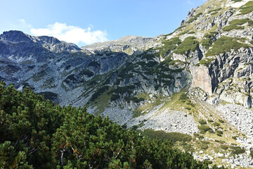 Summer landscape of Rila Mountain near Lovnitsa peak, Bulgaria