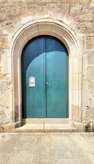 Fototapeta na wymiar Church Door in Spain