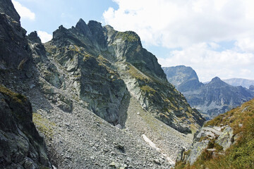 Summer landscape of Rila Mountain near Lovnitsa peak, Bulgaria
