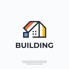 abstract building logo