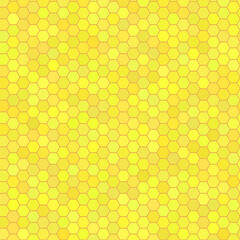 Sweet Honeycomb Background. Natural Yellow Textured Comb Pattern.