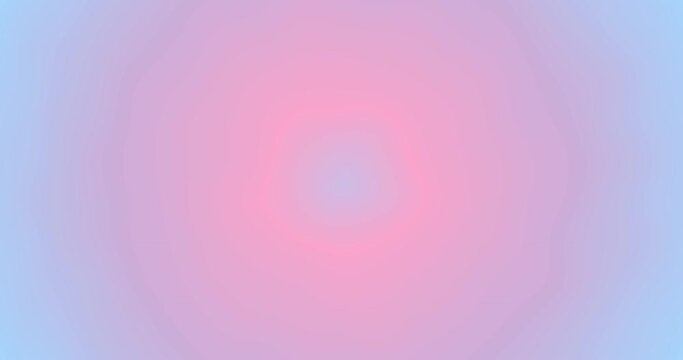 Abstract radial pastel color gradient background with liquid style waves featured purple, blue and pink Seamless looping video animation