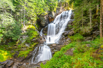 Fototapeta na wymiar Riesach waterfall in Untertal Valley