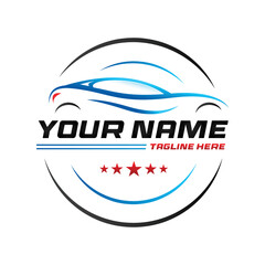 Car logo design for automotive business. Car icon logo