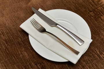 Cutlery on a teble