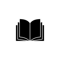 Book icon vector for web and mobile app. open book sign and symbol. ebook icon