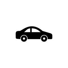 Car icon vector for web and mobile app. car sign and symbol. small sedan