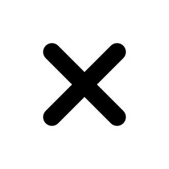 Fototapeta premium Close icon vector for web and mobile app. Delete sign and symbol. cross sign