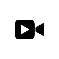 Video icon vector for web and mobile app. video camera sign and symbol. movie sign. cinema