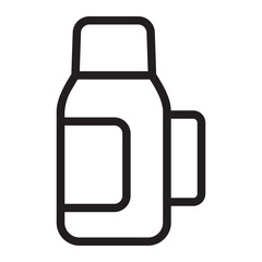 thermos line icon