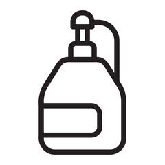 Obraz premium water bottle line icon