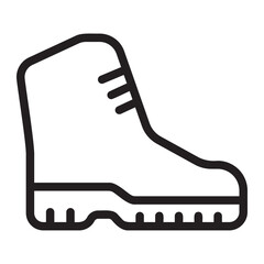 boots line icon