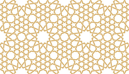 Seamless pattern in authentic arabian style.