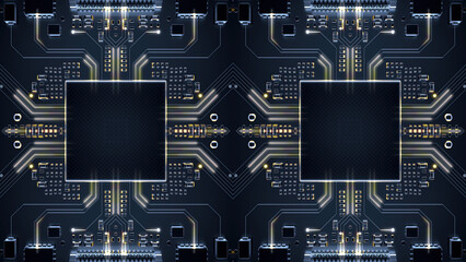 Fototapeta premium Creative technology design lightning background.
