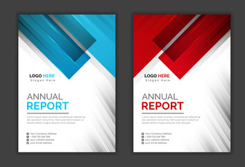 Corporate Annual Report Cover Design Template