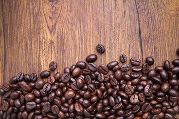 Coffee beans background