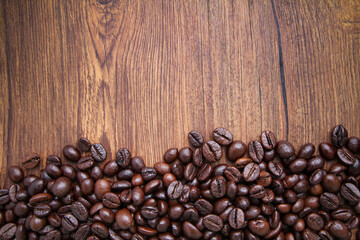 Coffee beans background