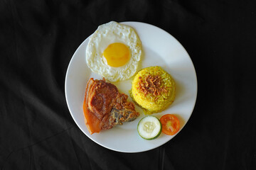 porksilog pork egg java rice