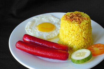 hotsilog hotdog egg java rice