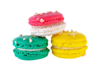 Macaroons on transparent png