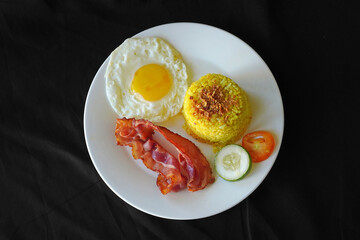 baconsilog bacon egg java rice