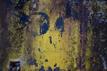 dramatic peeling paint