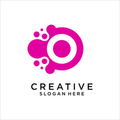 Letter O Logo Design Icon Template