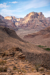 Helicopter journey to West Rim of the Grand Canyon, crossing Lake Mead and Hoover Dam
