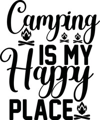 Camping svg design cut files